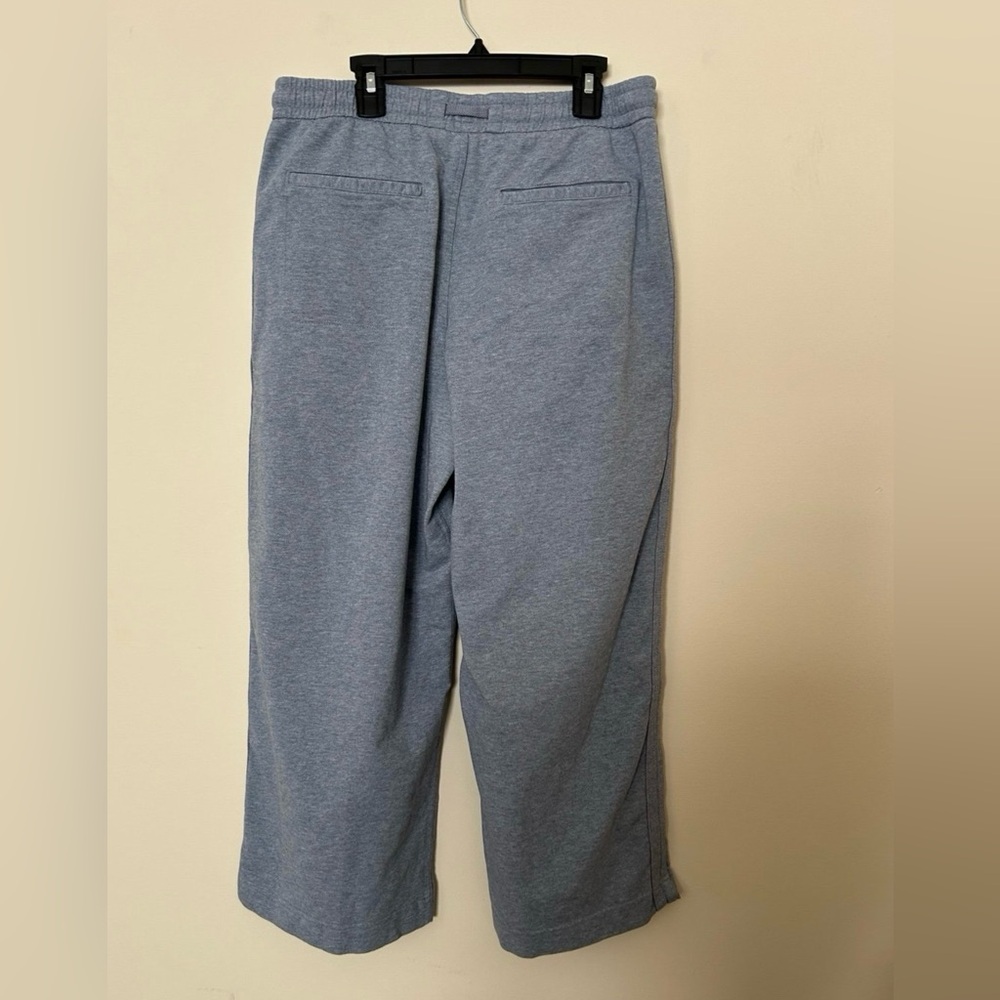 Athleta Light Blue Wide Leg Cropped Pants - Picture 4 of 8